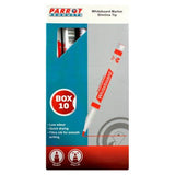 Whiteboard Markers (10 Markers – Slimline Tip – Red)