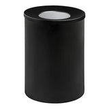 Wide Litter Bin No Lid Solid – BLACK