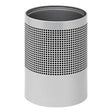 Wide Litter Bin No Lid Square Punch - Office Stock Group
