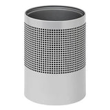 Wide Litter Bin No Lid Square Punch - Office Stock Group