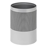 Wide Litter Bin No Lid Square Punch - Office Stock Group