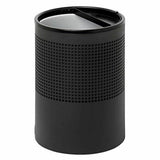 Wide Litter Bin Round Puch Steel Half Moon Lid | Office Accessories | Office Stock