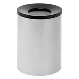 Wide Litter Bin, with Full Swivel Top Solid – SILVER