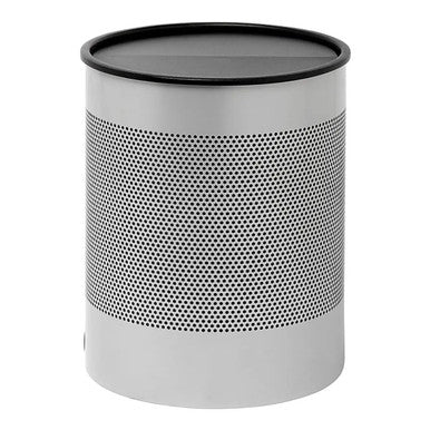 Wide Square Punch Litter Bin with Full Swivel Top Square Punch | Uncategorized | Office Stock