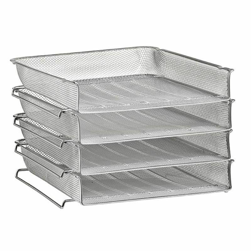 Wire Mesh Letter Tray 4 Tier Letter Trays [Office Stock]