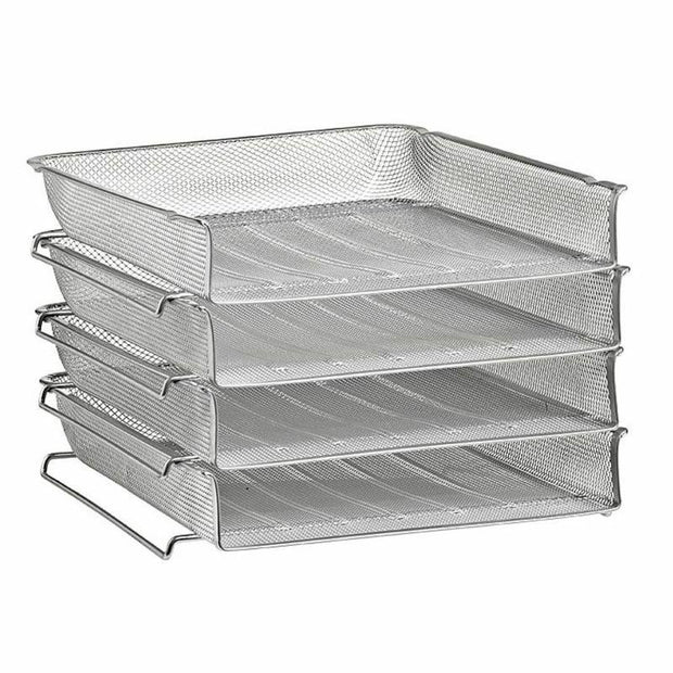 Wire Mesh Letter Tray 4 Tier