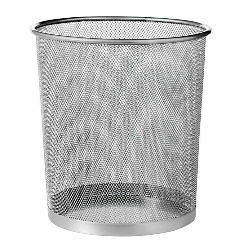 Wire Mesh Round Large Waste Paper Bin Waste Paper Bins [Office Stock]