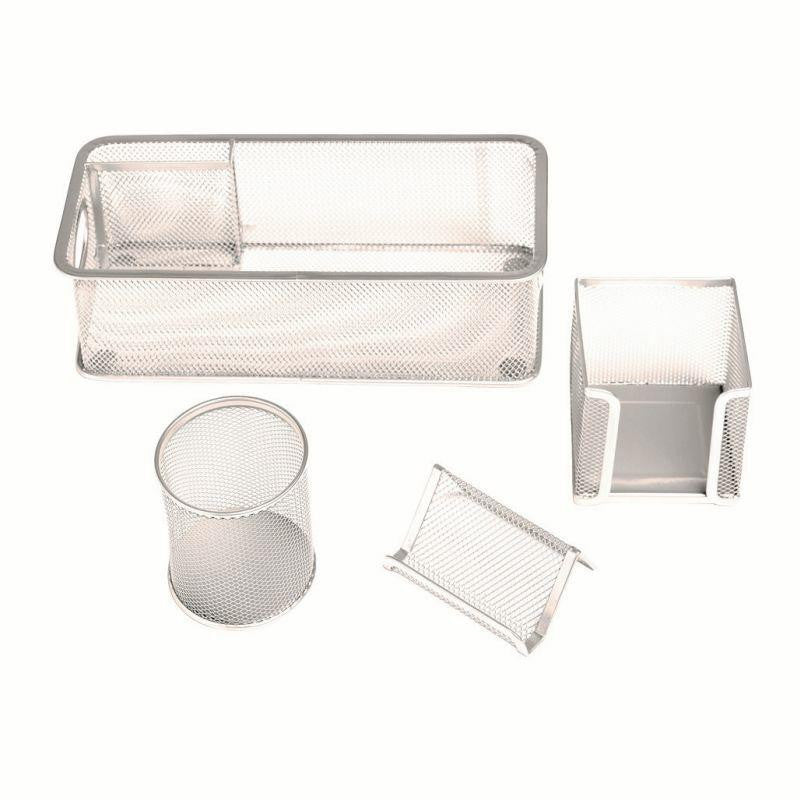 Wire Mesh Stationery Desk Set