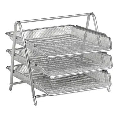 Wire Mesh Three - Tier Letter Tray - Additional View 2