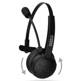 Wireless Call Centre Headset Mono CT4002, Black Mono Headset with Adjustable Headband and Microphone, Designed for Call Centre and Customer Service Use.