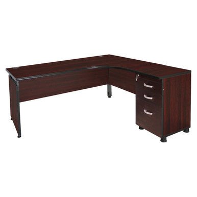 Workstation Desk with Black PVC Edging (Desk Only)