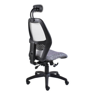 Xenon Mesh High-back Office Chair No Arms Rear Side View | Office Chairs | Office Stock