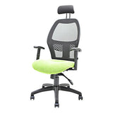 Xenon Mesh High-back Office Chair with Y400 Adjustable Arm Front Side View | Office Chairs | Office Stock