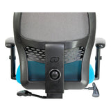 Xenon Mesh Medium-back Office Chair with Y400 Adjustable Arm Zoomed Rear View | Office Chairs | Office Stock