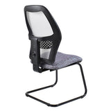 Xenon Mesh Visitor Office Chair with No Arms Rear Side View | Office Chairs | Office Stock