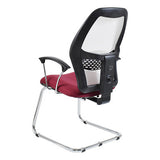 Xenon Mesh Visitor Office Chair with Y500 Chromed Y-Arm Rear Side View | Office Chairs | Office Stock