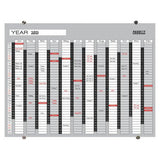 Year Planner Glass Non-Magnetic 1200 × 900mm