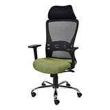 Zhavia Mesh High-back Office Chair with Y800 Adjustable Three Positional Arm Front Side View | Office Chairs | Office Stock